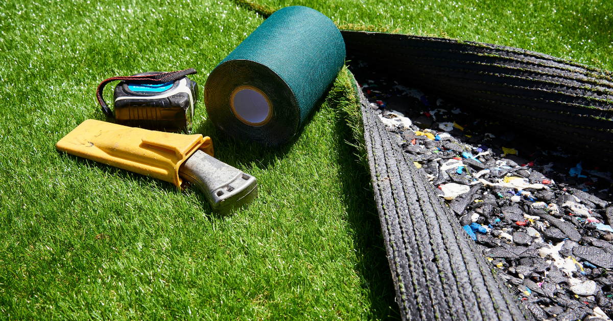 What you should know about using artificial grass nails and seaming tapes